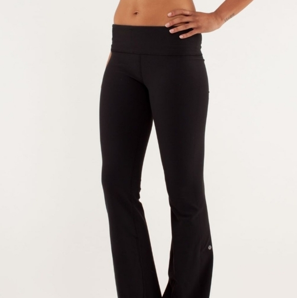 Reversible Lululemon Slim Groove Pant Size 8 Flare - Picture 2 of 7